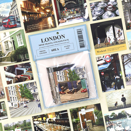 마음여행 런던 스티커 팩 (60매)
